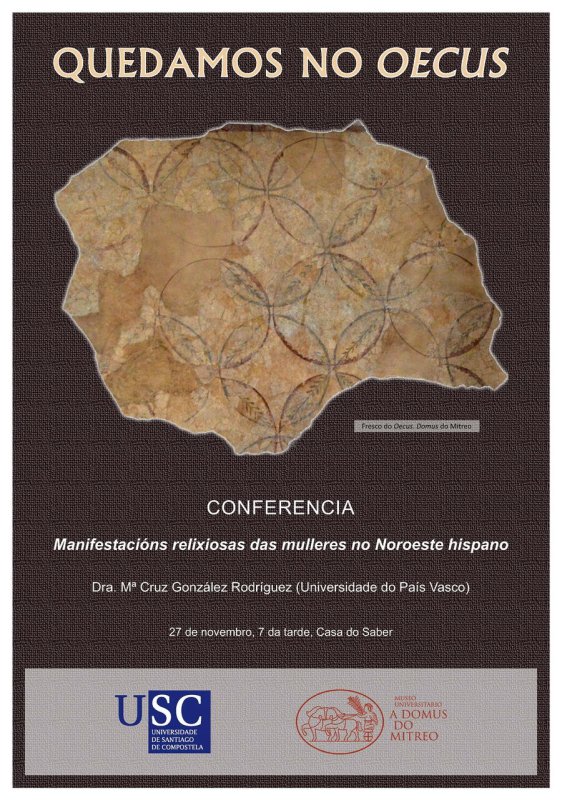 Conferencia | ‘Manifestacións relixiosas das mulleres no Noroeste hispano’