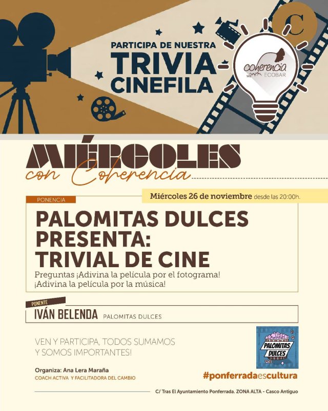 Palomitas Dulces: Trivial de Cine
