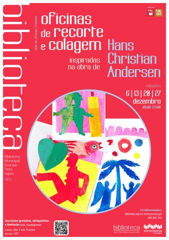 Oficinas de recorte e colagem inspiradas na obra de Hans Christian Andersen