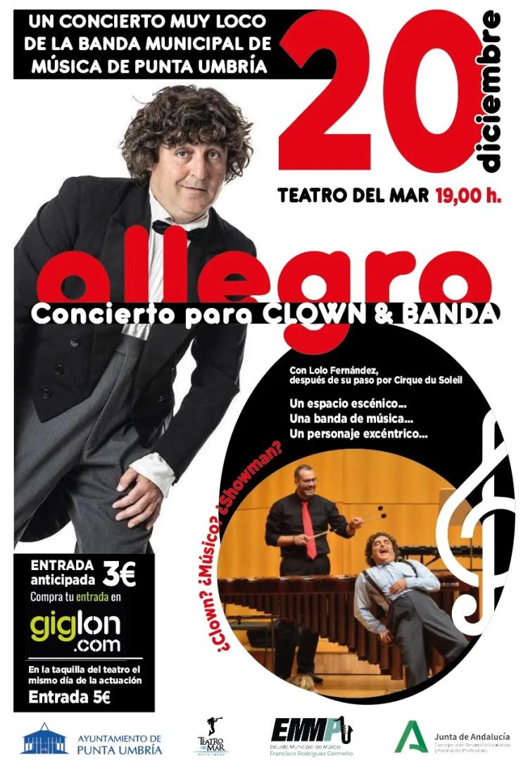 Concierto de la Banda Municipal de Música de Punta Umbría con Lolo Fernández