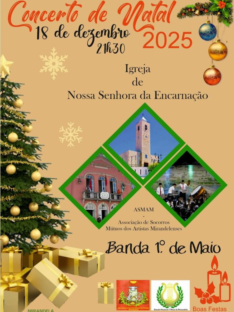 Concerto de Natal da Banda 1º de Maio | ASMAM