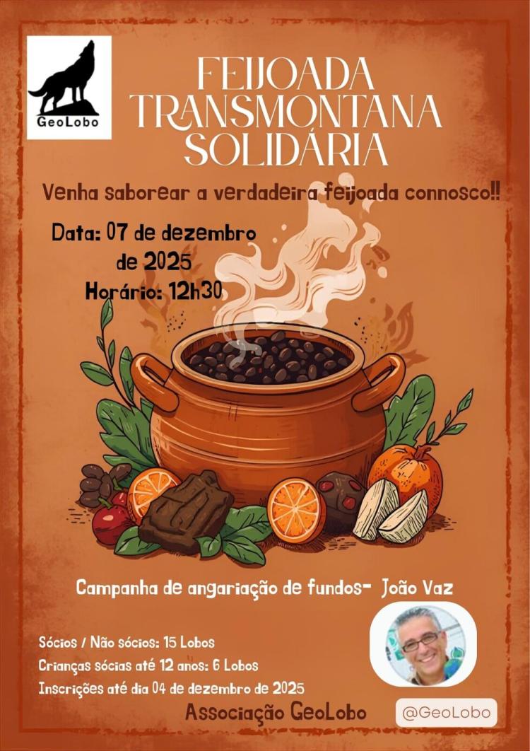 Feijoada Transmontana Solidária | Associação GeoLobo