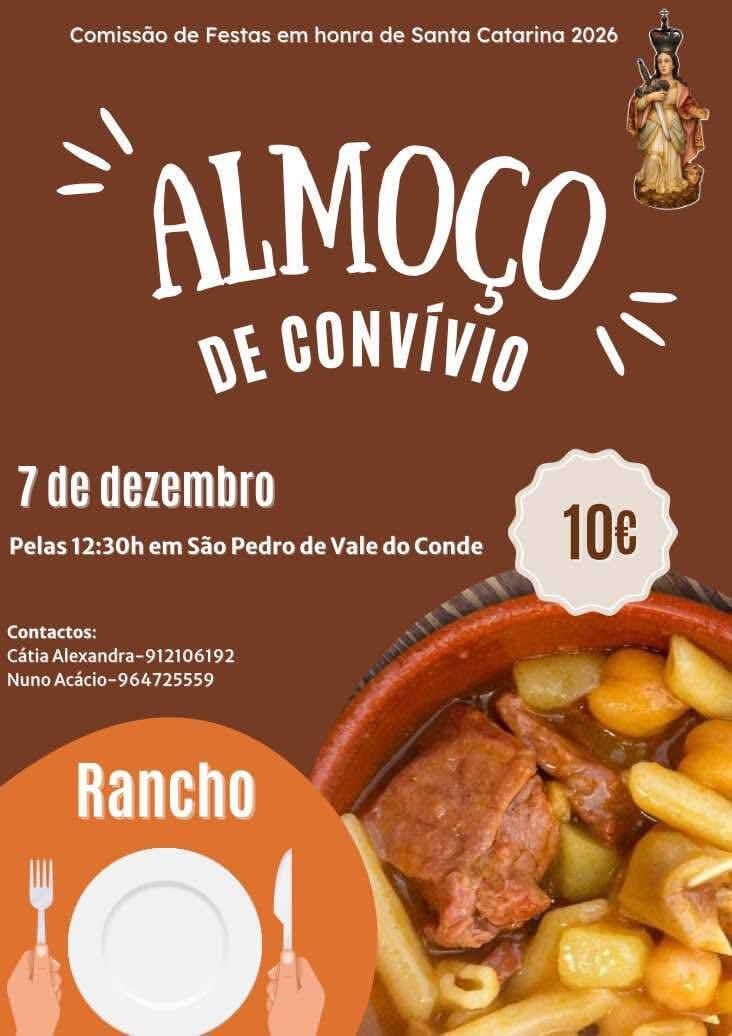 Almoço de Convívio | São Pedro Vale do Conde