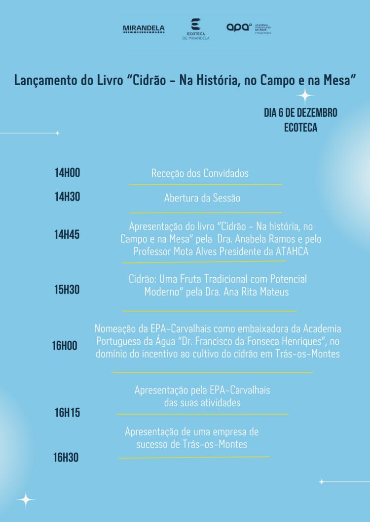 Apresentação do livro 'Cidrão - Na História, no Campo e na Mesa' | Ecoteca