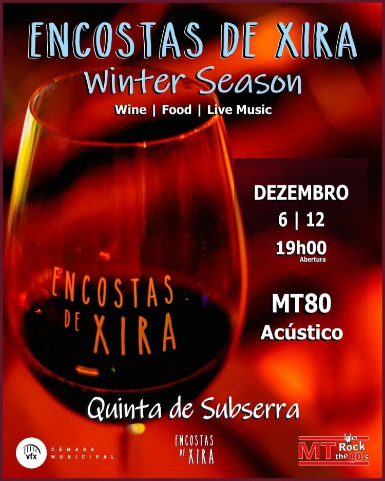 Vinhos, petiscos e música ao vivo - “Encostas de Xira - Winter Season”