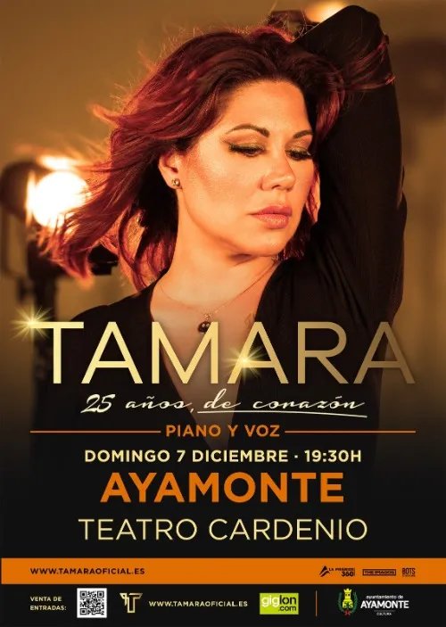Tamara en Ayamonte con su GIRA '25 Años, de corazón'