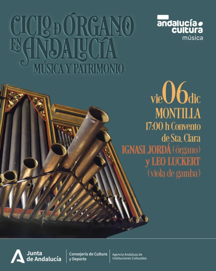 Ciclo de Órgano en Andalucía: Música y Patrimonio, en Montilla