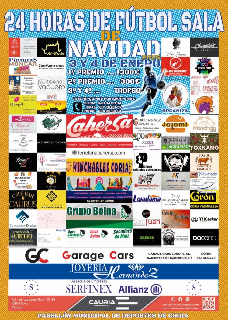 Torneo 24 horas de Fútbol-Sala «Navidad» 2025