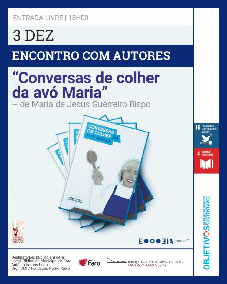 'Conversa de colher da avó Maria' de Maria de Jesus Guerreiro Bispo