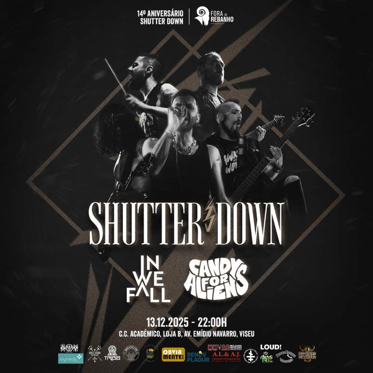 14º Aniversário SHUTTER DOWN @Fora de Rebanho VISEU 13.12.2025