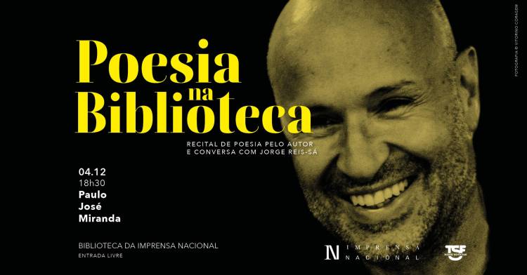 Poesia na Biblioteca com Paulo José Miranda