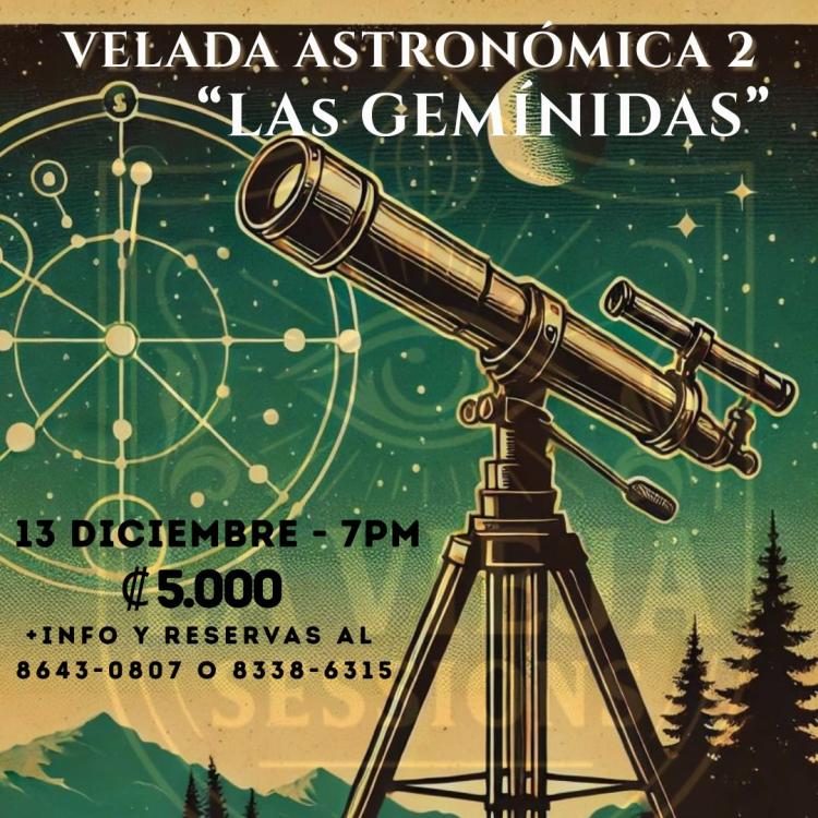 Velada Astronómica #2 - Las Gemínidas