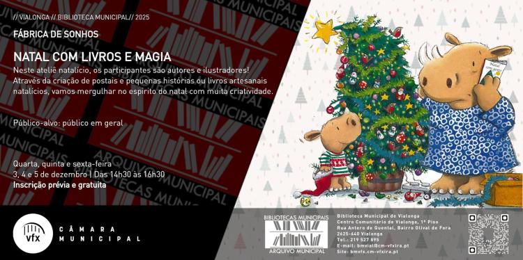 NATAL COM LIVROS E MAGIA