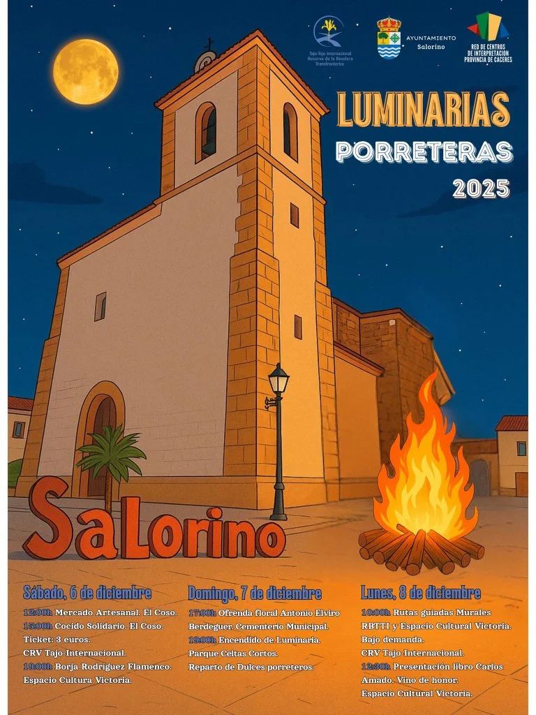 Luminarias Porreteras 2025 en Salorino