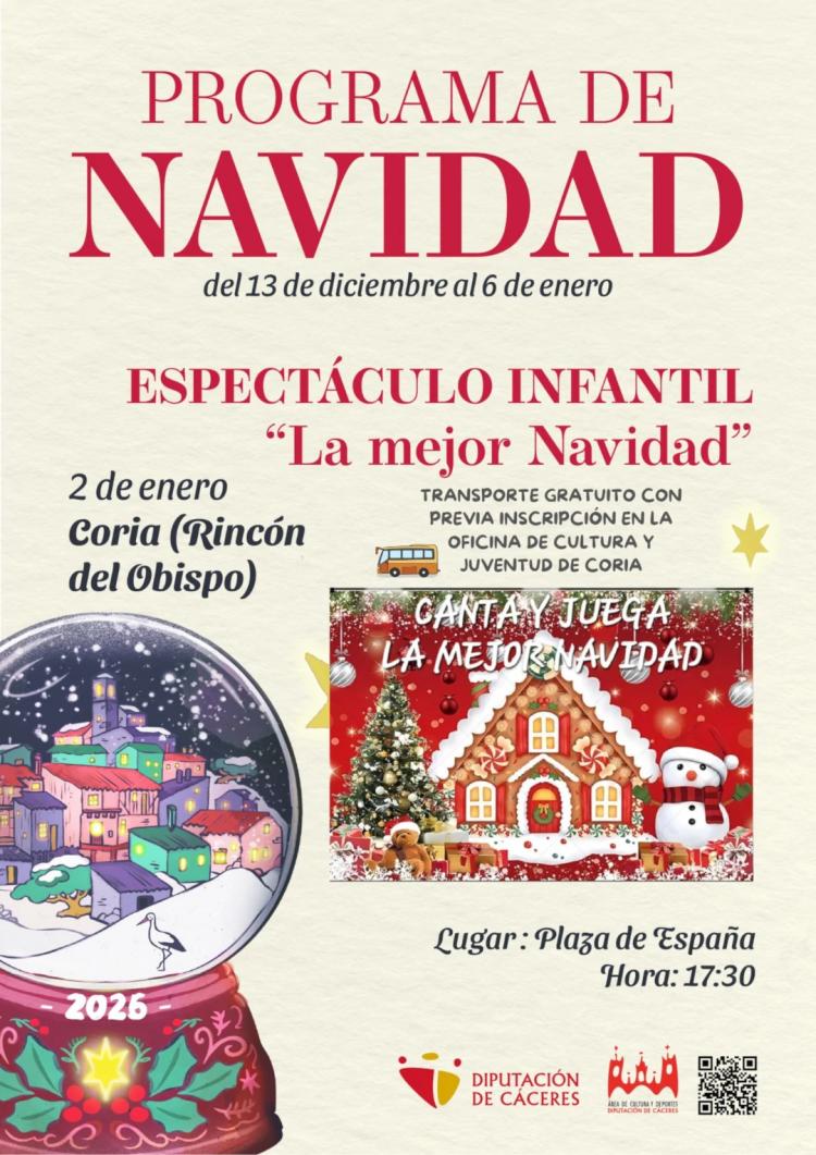 Programación Navidad 2025/2026 en Rincón del Obispo
