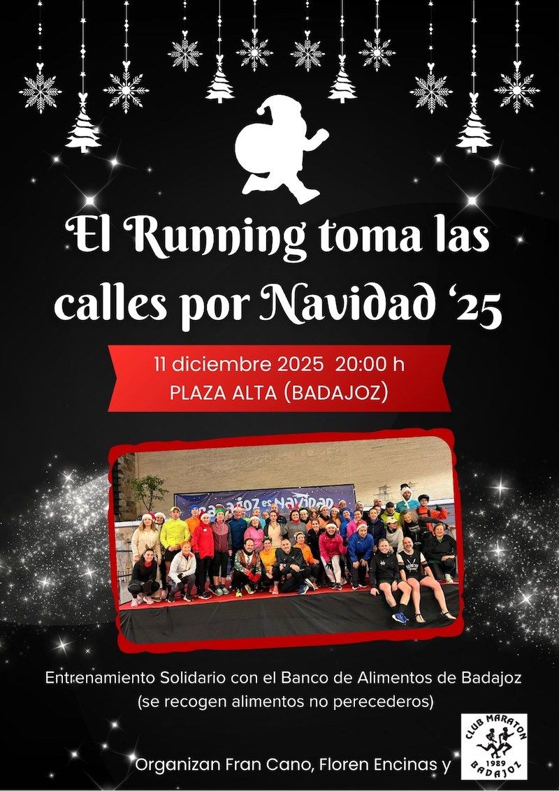 Entreno solidario ‘El Running toma las calles por Navidad’