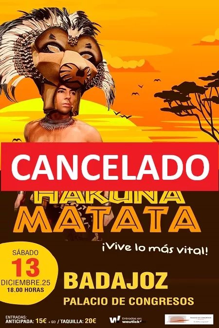 HAKUNA MATATA - CANCELADO