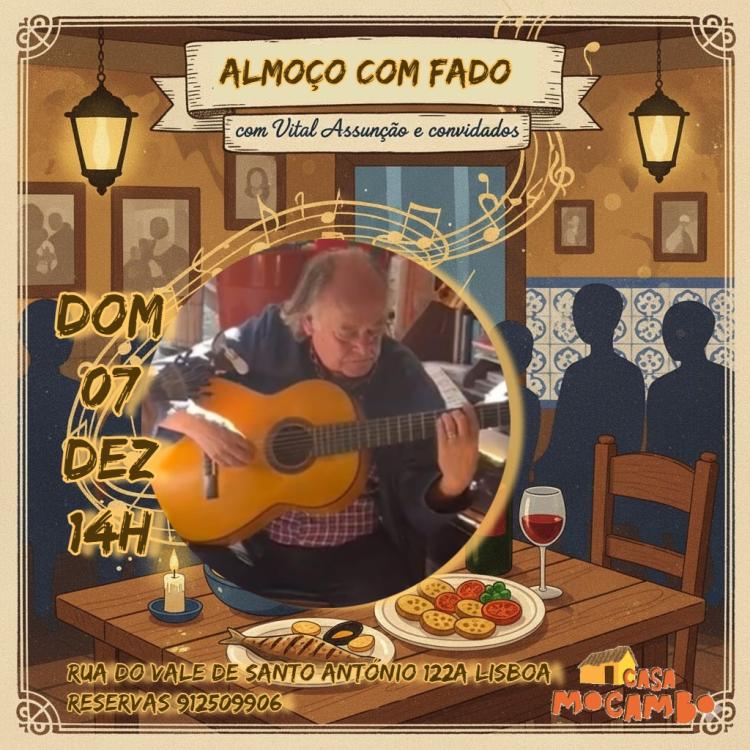 Almoço com Fado com Vital Assunção e Convidados