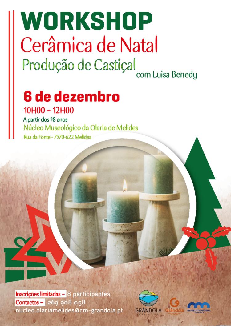 WORKSHOP | Cerâmica de Natal » Produção de castiçal com Luísa Benedy