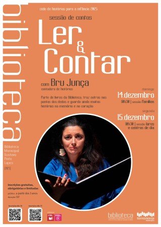 Sessão de contos - Ler & Contar com Bru Junça