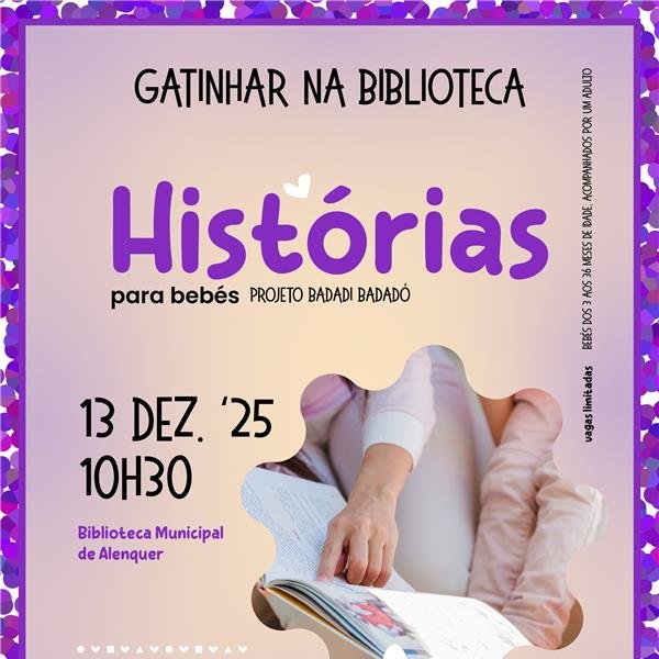Gatinhar na Biblioteca - Histórias para bebés