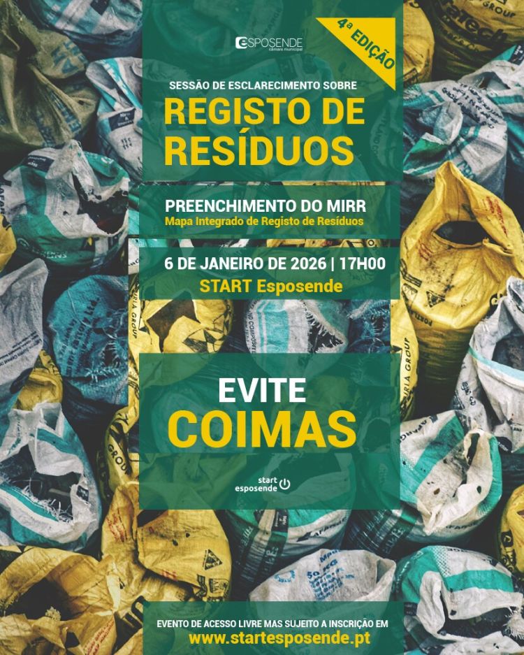 Sessão de Esclarecimento: Preenchimento do MIRR – Mapa Integrado de Registo de Resíduos