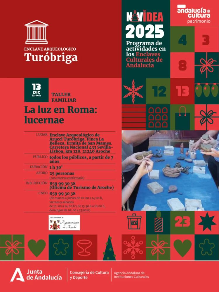 Navidea 2025: 'La luz en Roma: lucernae' Enclave Arqueológico de Turóbriga en Navidad