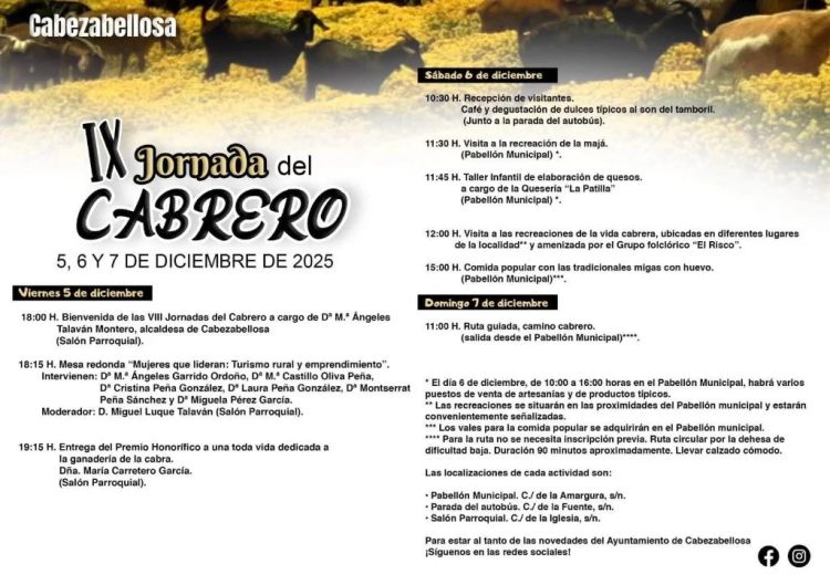 Jornadas del Cabrero 2025 en Cabezabellosa