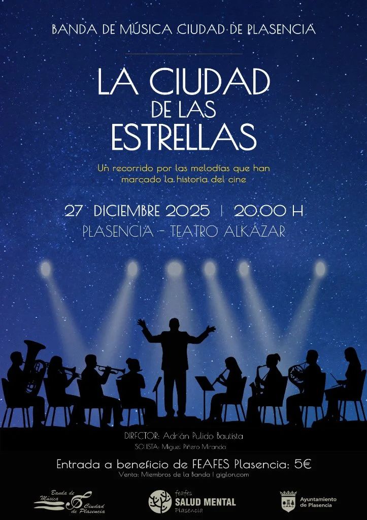 Concierto de Navidad'25 de la Banda de Música 'Ciudad de Plasencia'