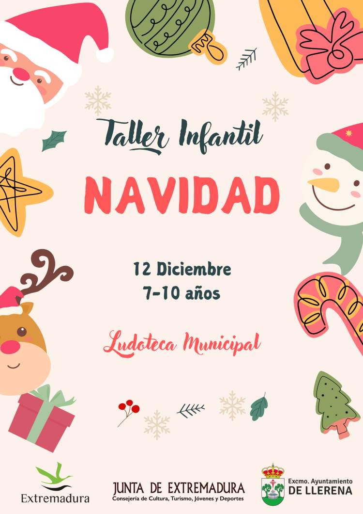 Taller infantil de creación de adornos navideños