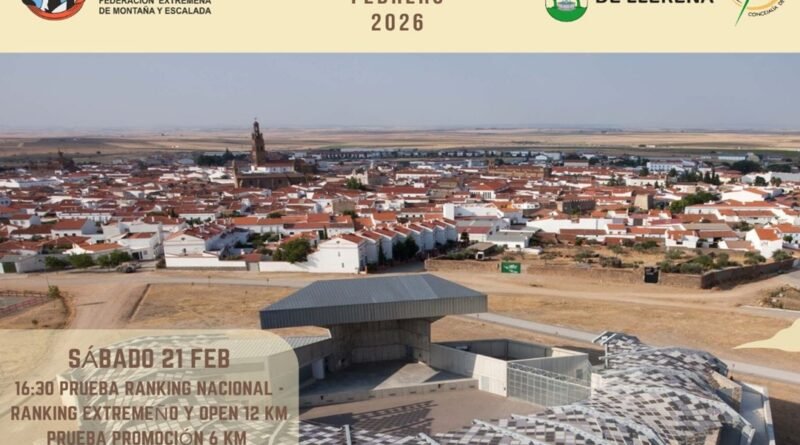 Llerena abrirá la temporada 2026 de Marcha Nórdica a nivel nacional