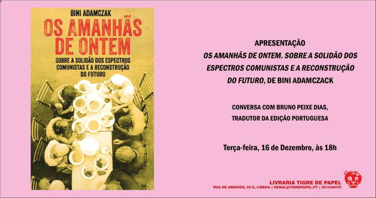 Apresentação do livro Os Amanhã de Ontem | conversa com Bruno Peixe Dias