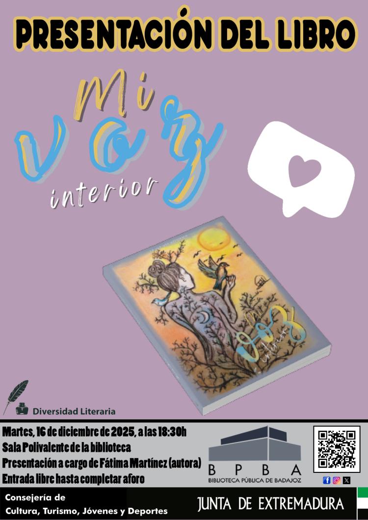 Presentación del libro 'Mi voz interior'
