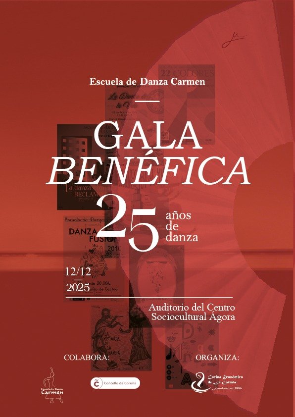  “25 AÑOS DE DANZA” a favor de la Cocina Económica con la colaboración de la Escuela Danza Carmen