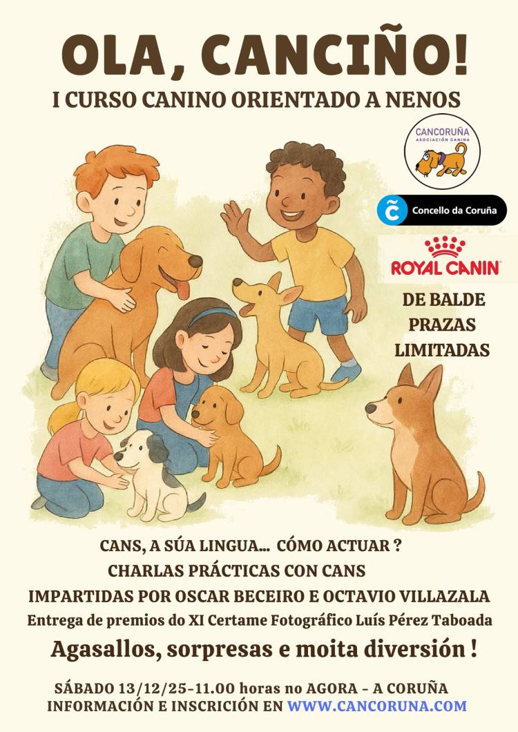Ola canciño! I Concurso Canino Orientado a nenos