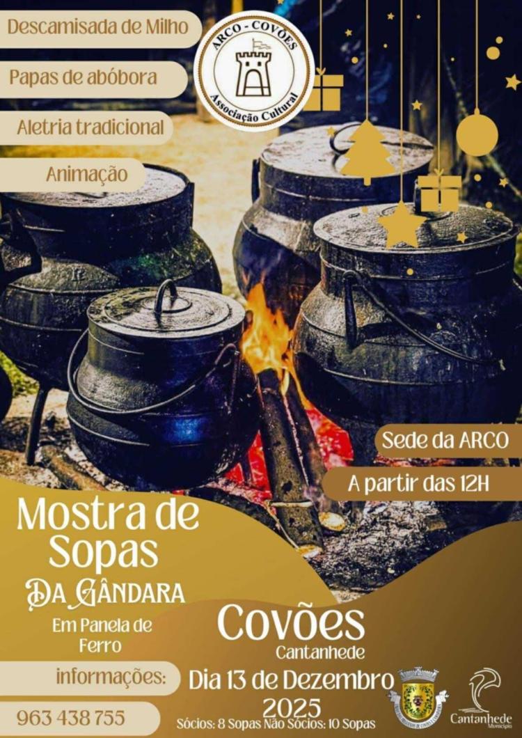 Mostra de Sopas da Gândara em Panela de Ferro