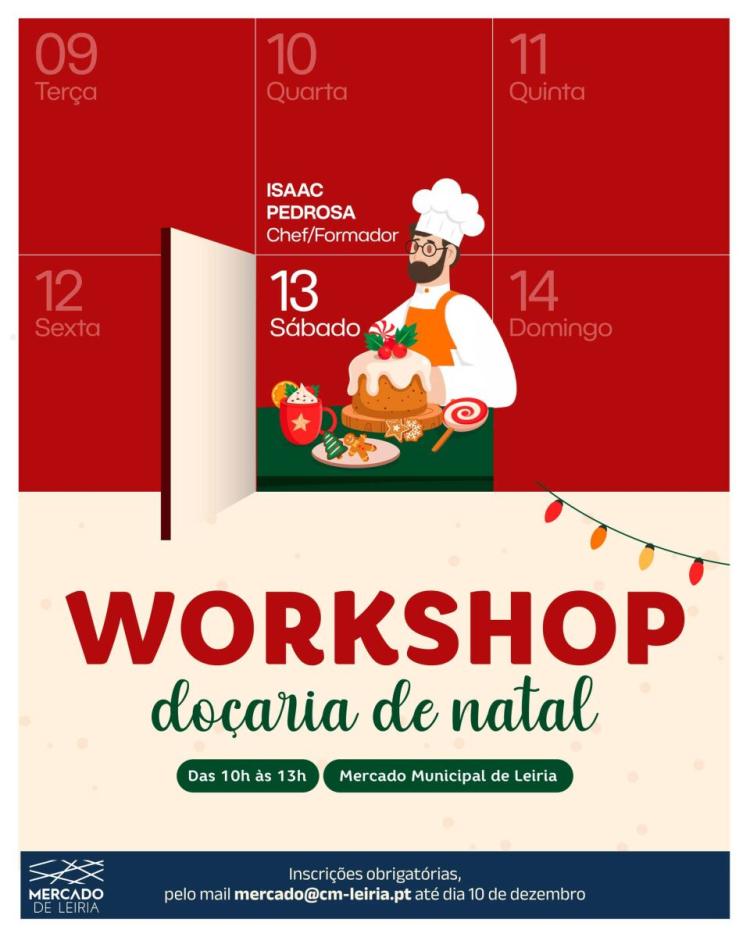 Workshop doçaria de natal