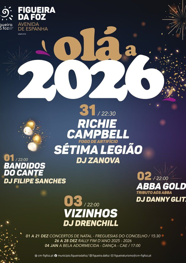 Programa Passagem de Ano - Olá a 2026