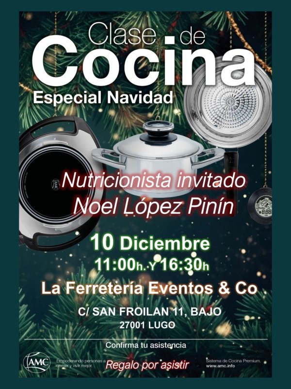 Clase de Cocina Especial Navidad