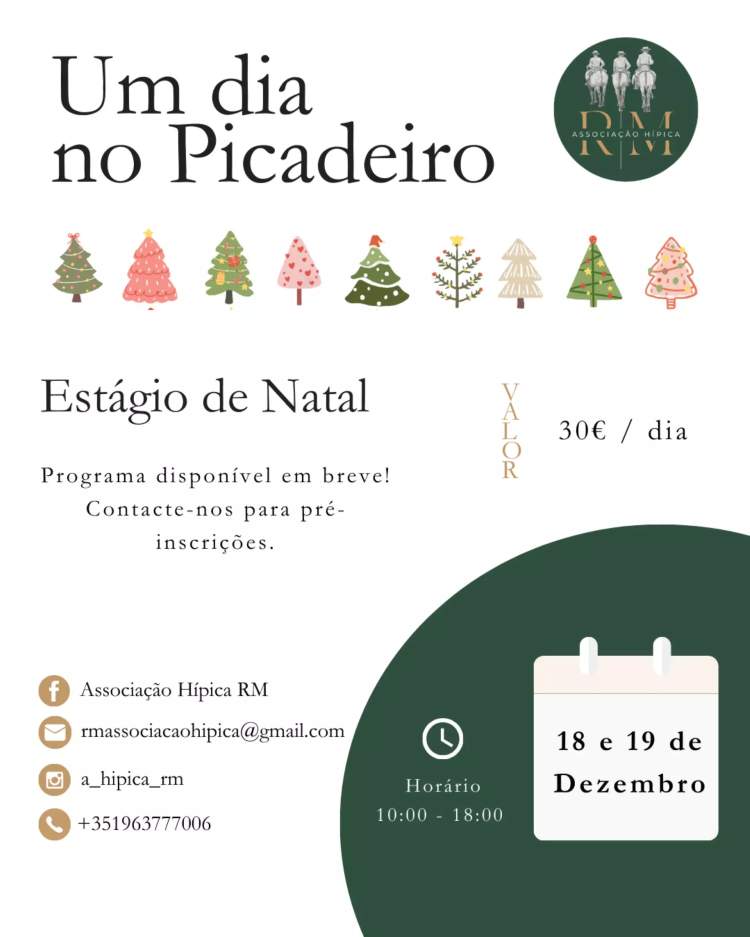 Associação Hípica RM | Atividades de Natal
