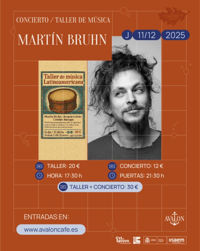 Concierto y Taller de Música con Martín Bruhn