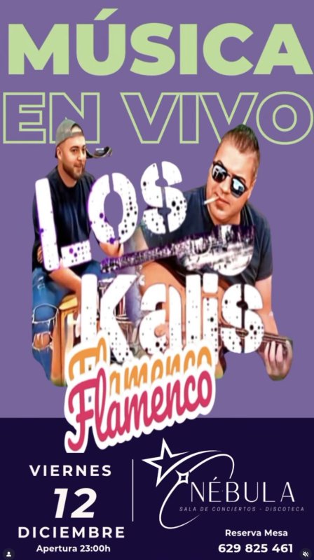 Concierto de Los Kalis en Nébula