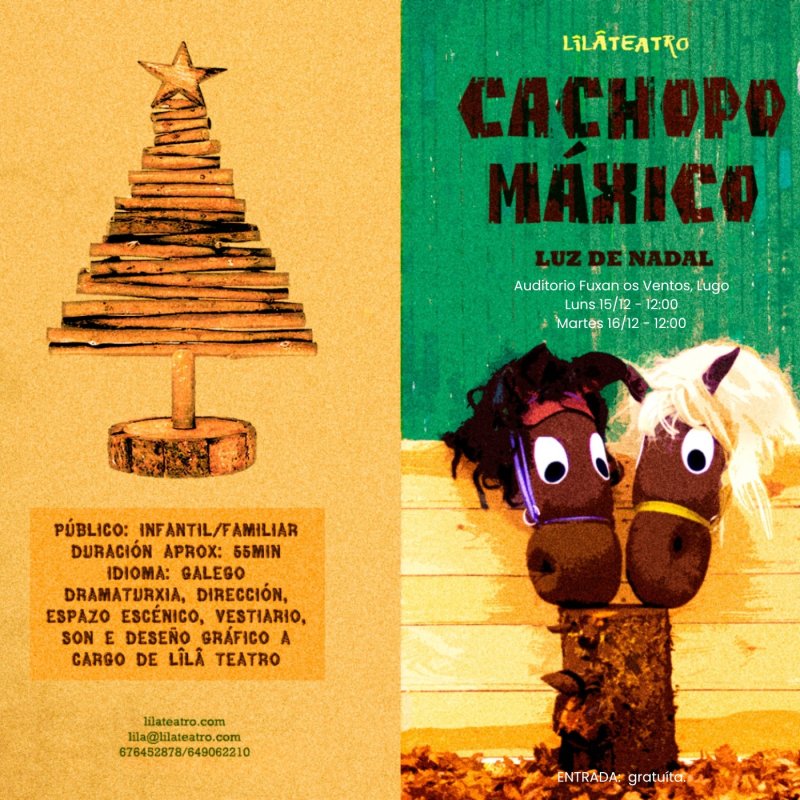 Cachopo Máxico: Luz de Nadal