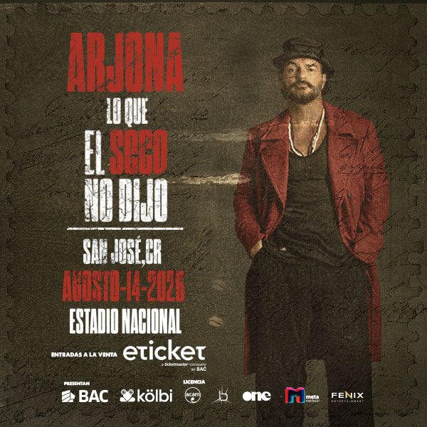 ARJONA - SECO TOUR-14 AGOSTO