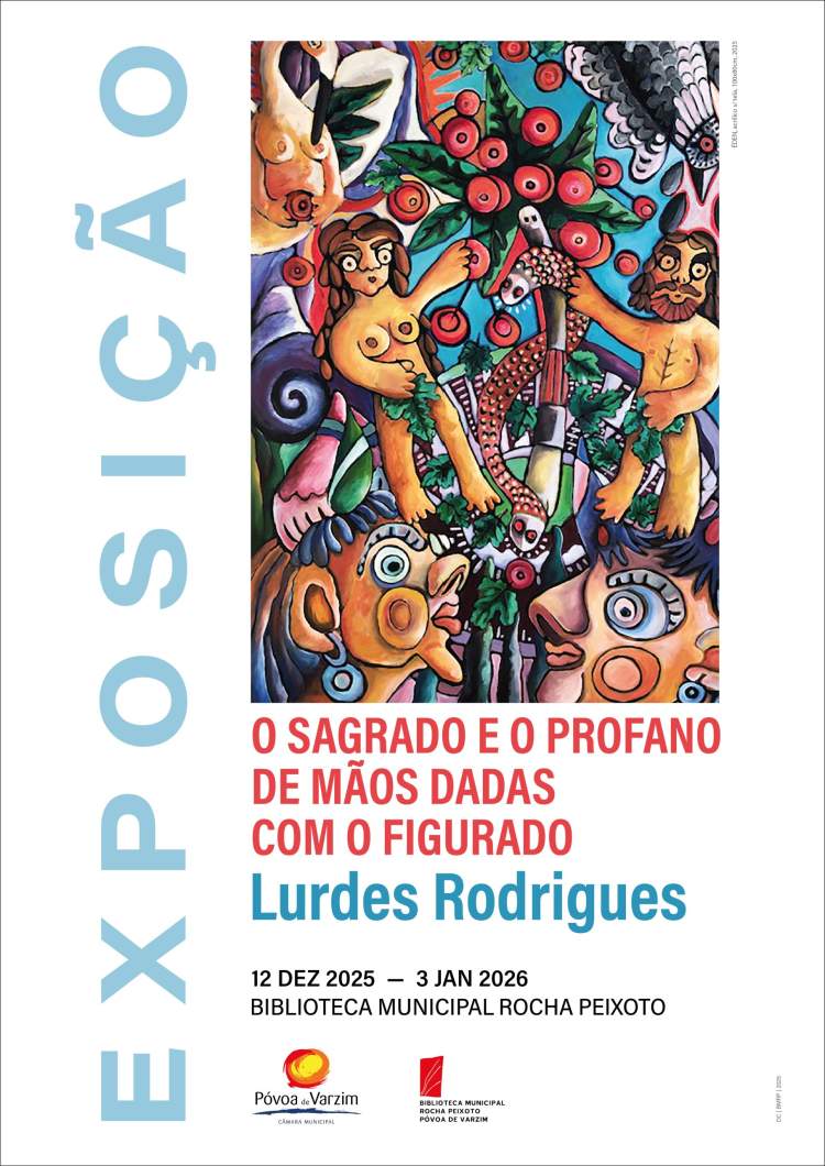 Exposição  “O sagrado e o profano de mãos dadas com o figurado”