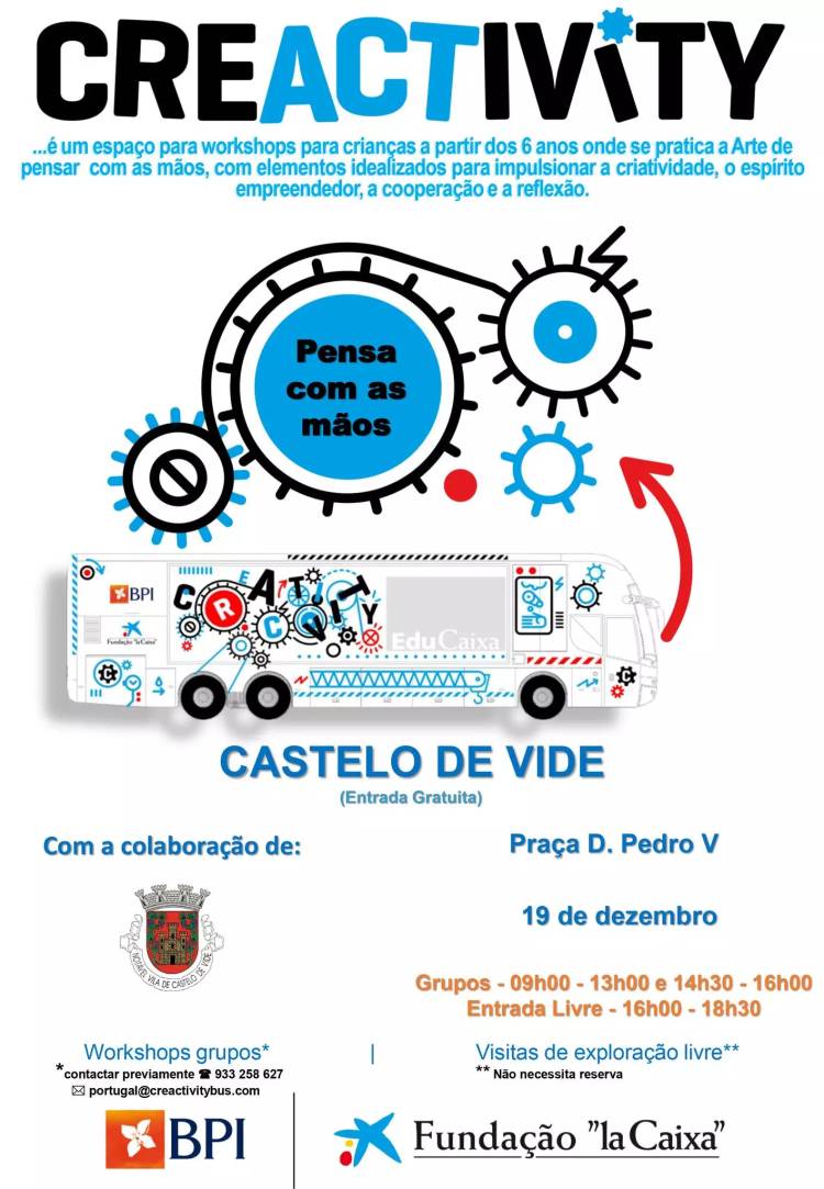 CREACTIVITY – AUTOCARRO INTERATIVO EM CASTELO DE VIDE