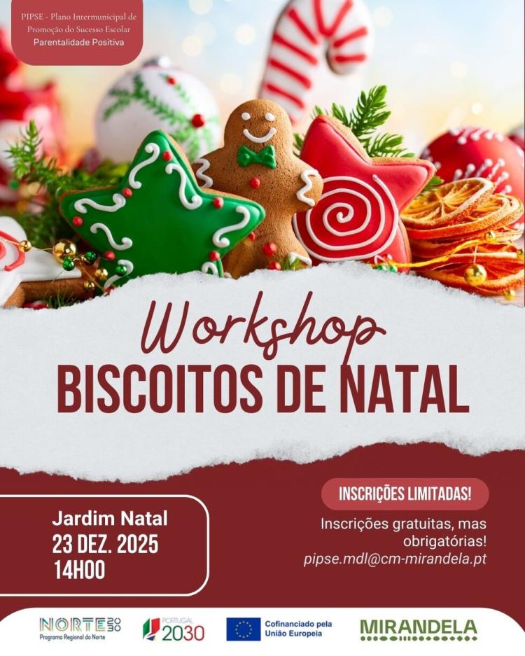 Workshop de Decoração de Biscoitos de Natal - Projeto PIPSE | Jardim Natal 2025