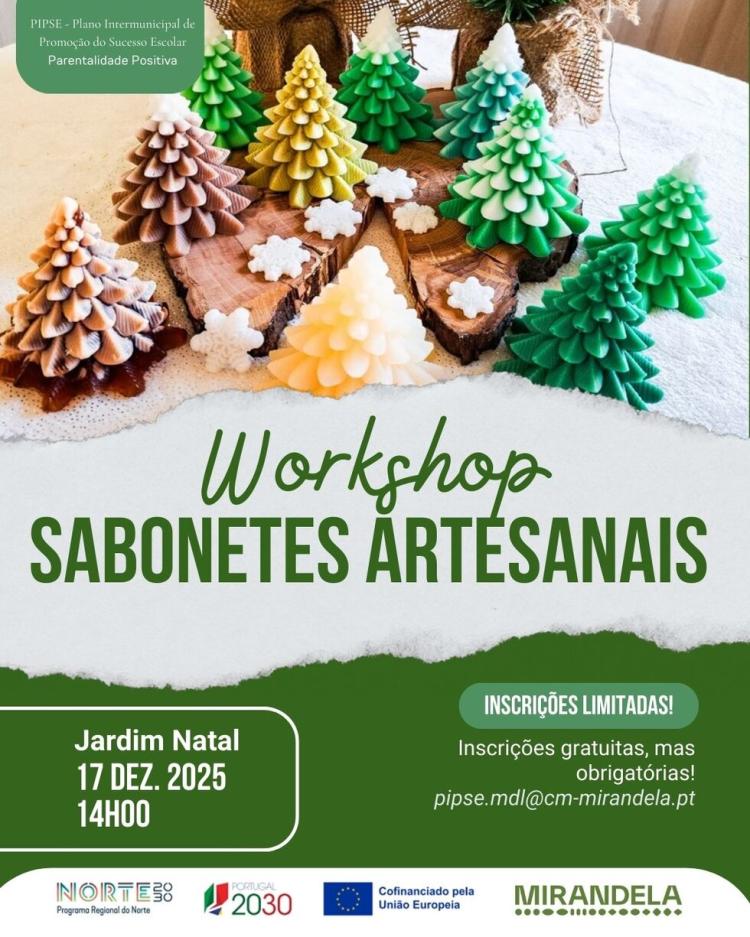Workshop de Sabonetes Artesanais - Projeto PIPSE | Jardim Natal 2025