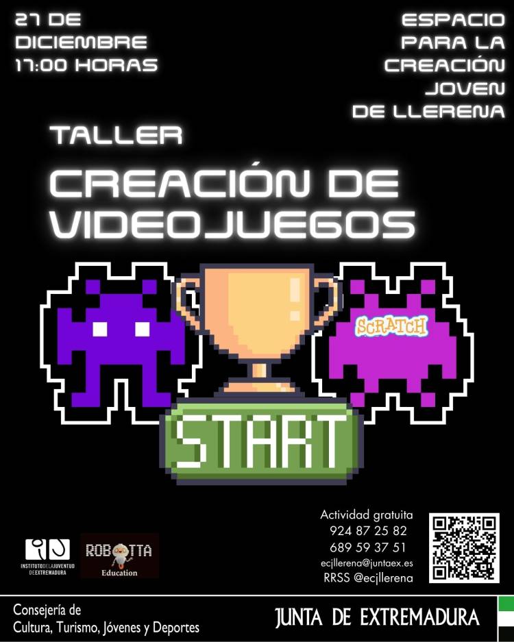 Taller de creación de videojuegos en el ECJ
