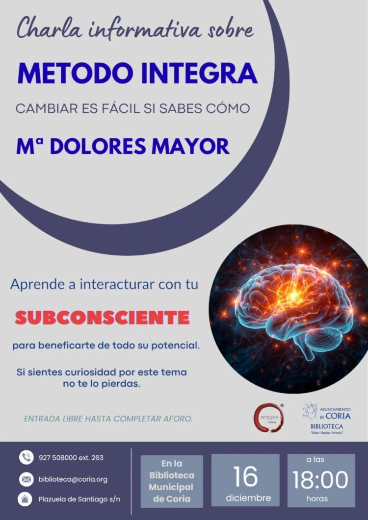 Charla informativa sobre Método Integra